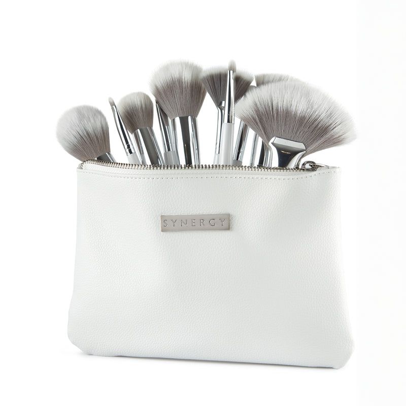 10 piece Blanc brush set and bag bundle