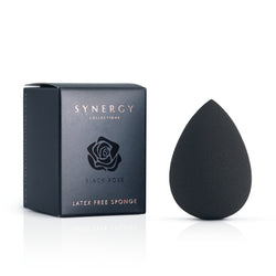 Black makeup sponge