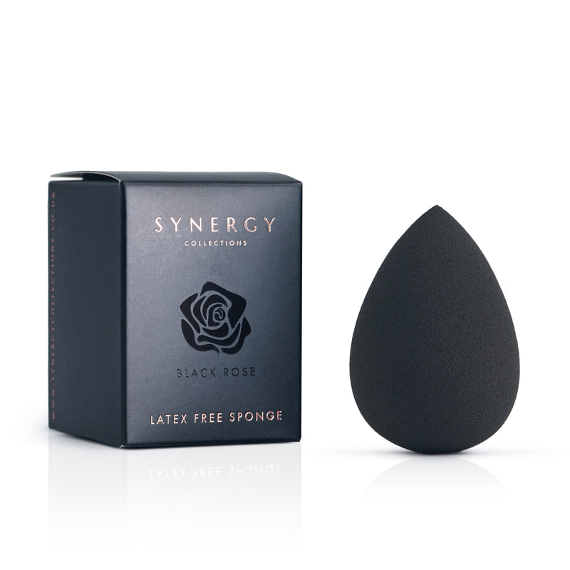 Black makeup sponge