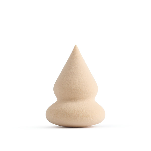 Nude pointed makeup sponge