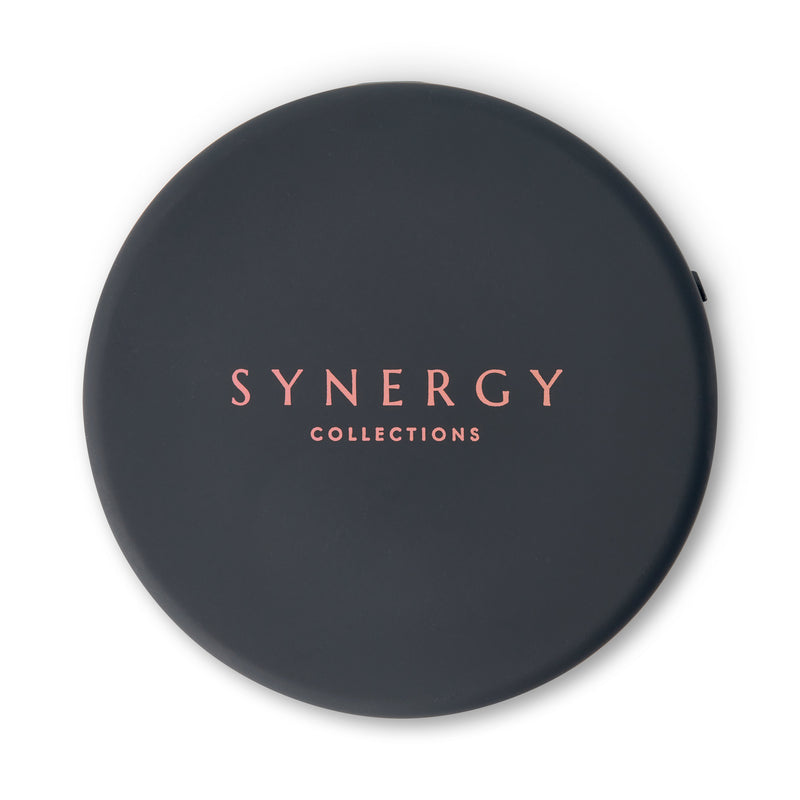 Black Rose LED compact mirror