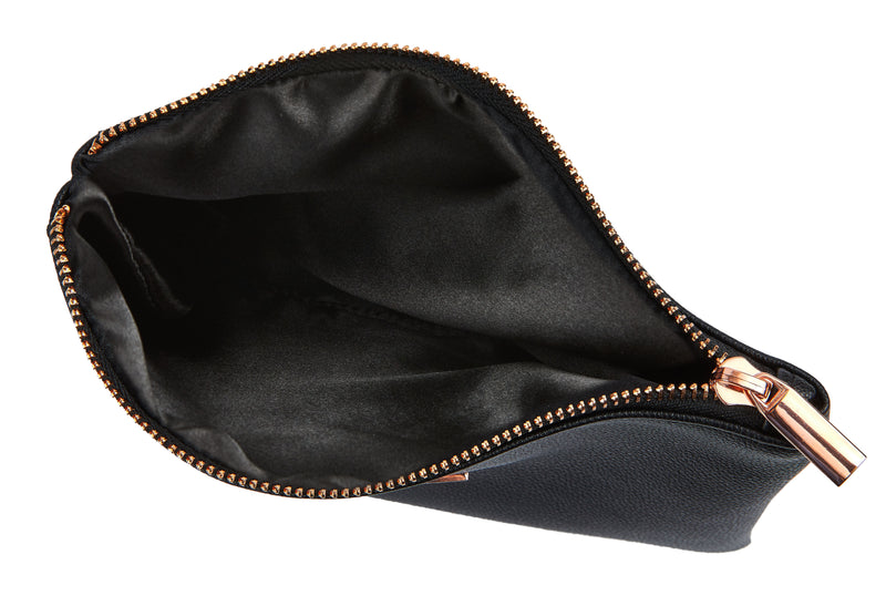Black Rose square makeup bag