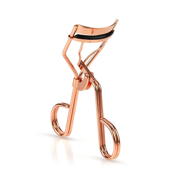 Rose gold eyelash curler