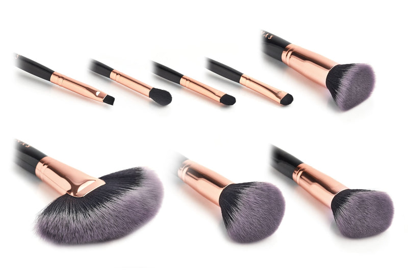 8 piece Black Rose brush set